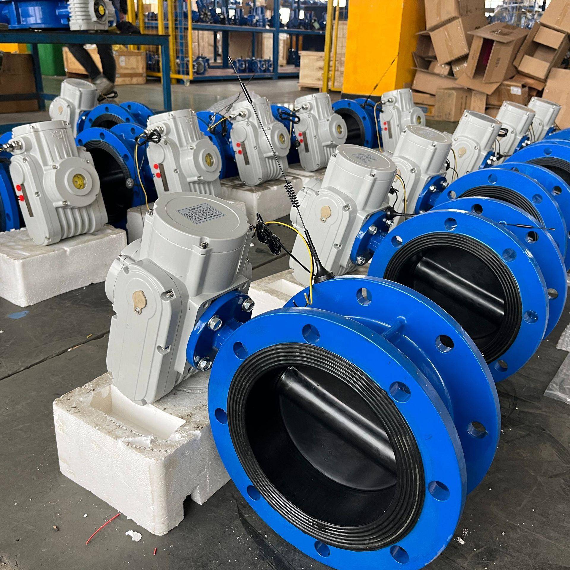 DEF1F-16Q-200球磨铸铁软密封DC24V无线4G通讯modbus协议