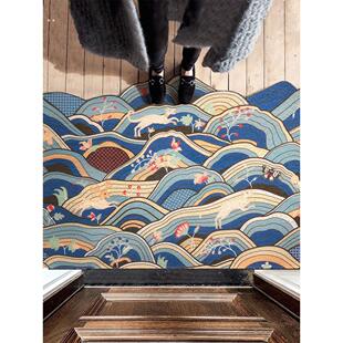 【进门地垫】开门见山日式入户可裁剪大面积地毯家用玄关门口门垫