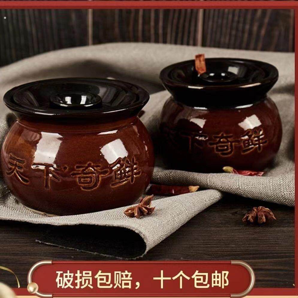 江西南昌网红沙县小吃陶瓷小瓦煲汤罐中煨汤罐家用商炖盅见描述用
