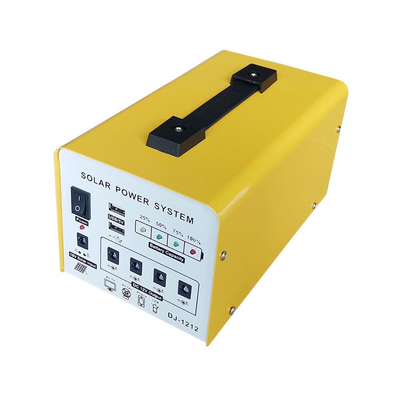 DJ-1212太阳能发电离网主机箱控制箱一体机DIY12V可装铅酸锂电池