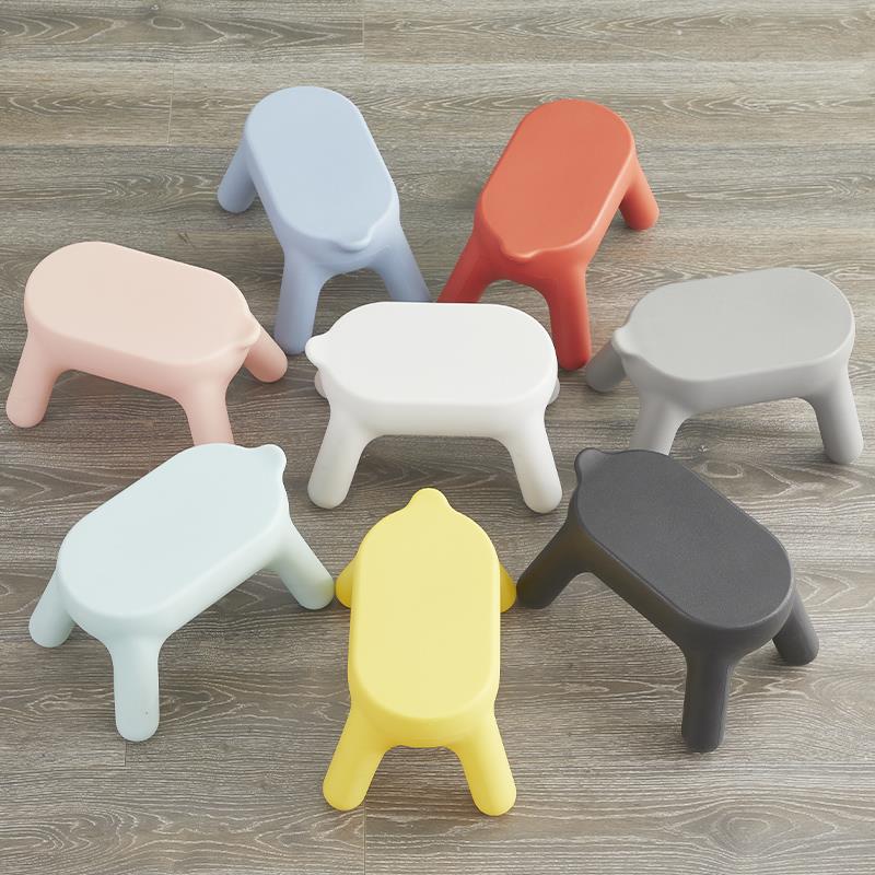 儿童凳子北欧创意个性小板凳客厅塑料小凳子宝宝家用加厚矮凳防滑