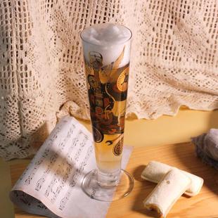 德国RITZENHOFF瑞森哈夫无铅水晶玻璃白酒新款 礼物黑标啤酒杯子