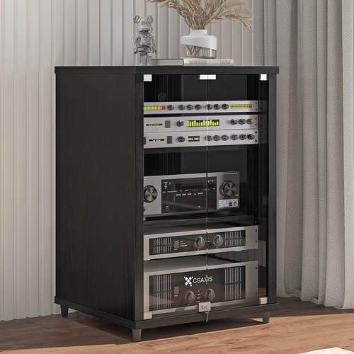 丹莱梅克功放机柜影院音响设备器材柜KTV专业移动CD机架子脚架