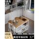 厨房中岛台餐桌一体家用可移动料理台小吧桌定制实木餐边柜储物柜