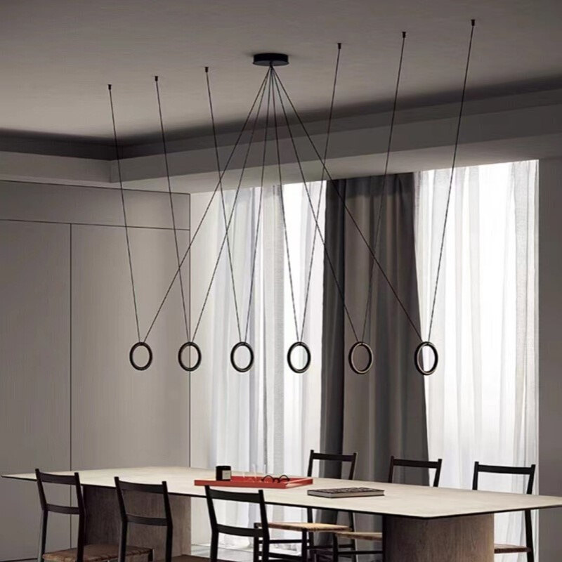 Lodes IVY现代简约设计师餐厅卧室客厅复式高端设计LED吊灯