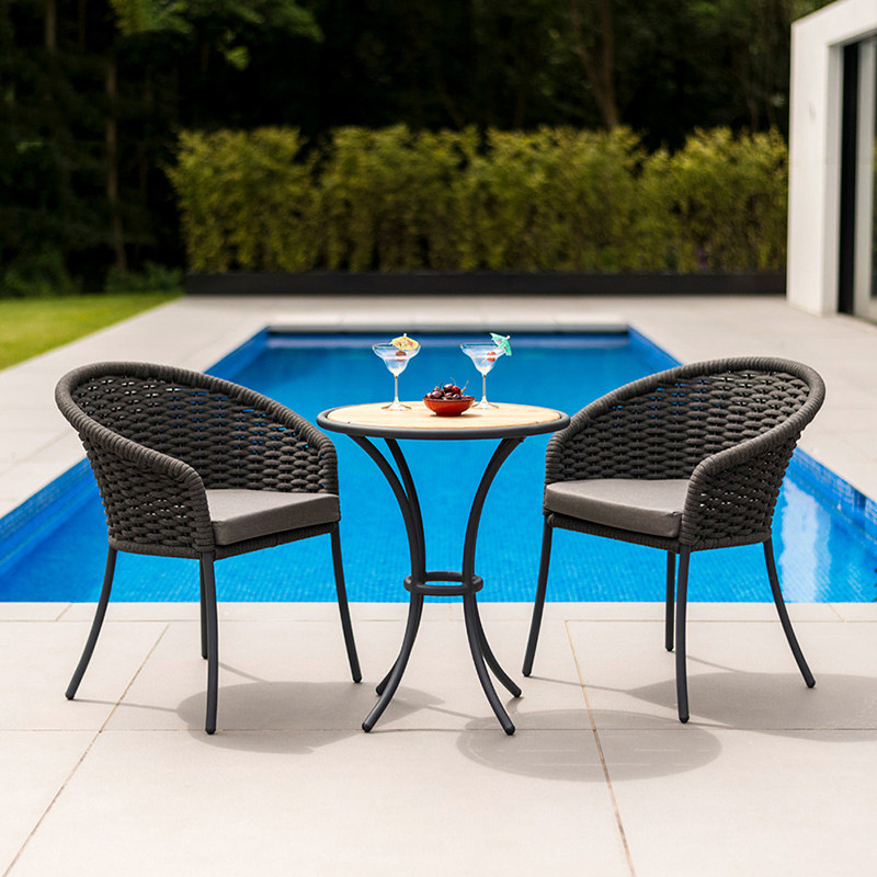 户外休闲家具别墅庭院阳台小餐桌椅露天花园藤椅编组合室外三件套