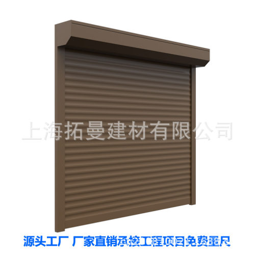 拓曼供应铝合金卷帘门电动卷闸门价格 外遮阳防盗卷帘窗帘片批发
