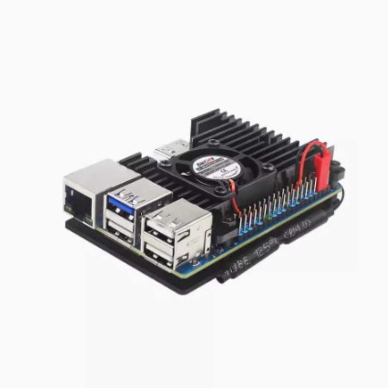 香橙派Orange Pi 3B/Pi 5 铝合金外壳 orangePi 3B主板保护壳带散