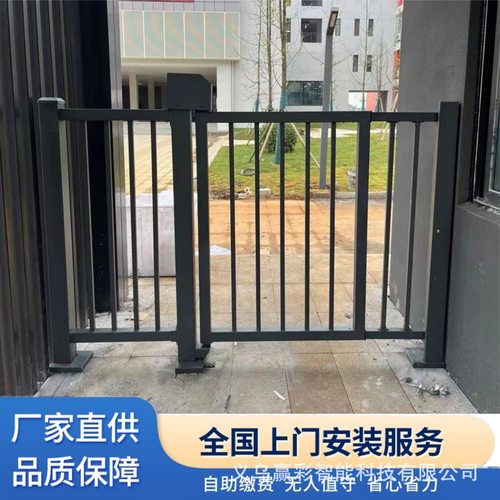 电动小门人行通道小区门锌钢门智能自动电动广告小门工厂门禁系统