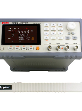 高精密AT810D高频10KHz智能LCR数字电桥电容电感电阻测试仪