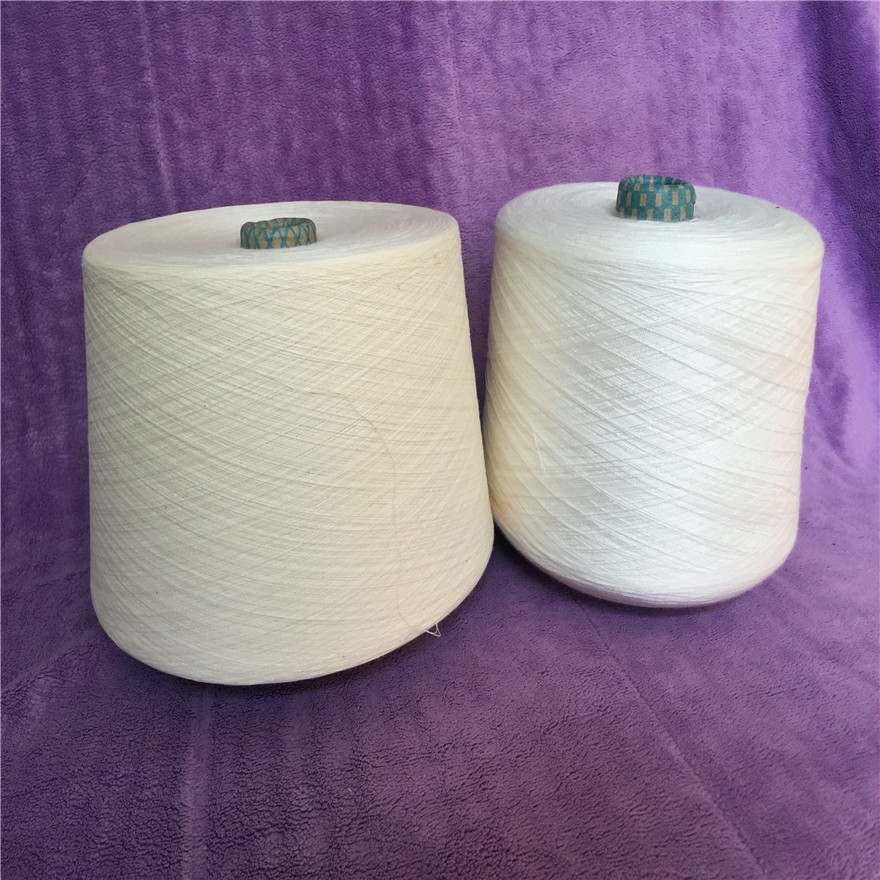 紧密赛络纺麻赛尔棉混纺纱21支32支40支现货麻赛尔50%JC50%筒纱
