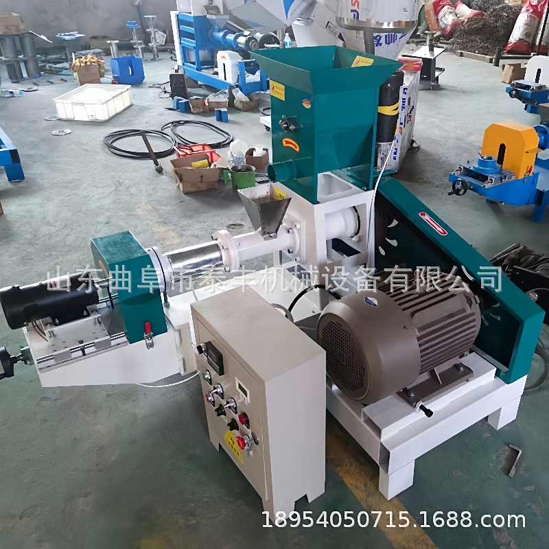 70型鱼虾饲料膨化机宠物猫狗饲料膨化机玉米豆粕膨化机