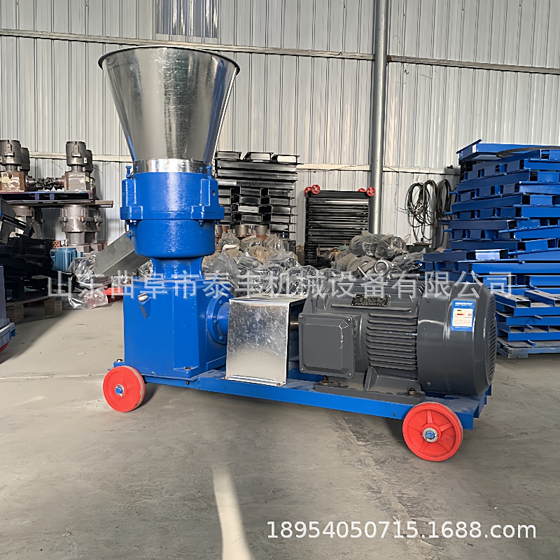 家用鸟鸡饲料颗粒机全自动猪牛饲料制粒机干湿两用饲料颗粒机器