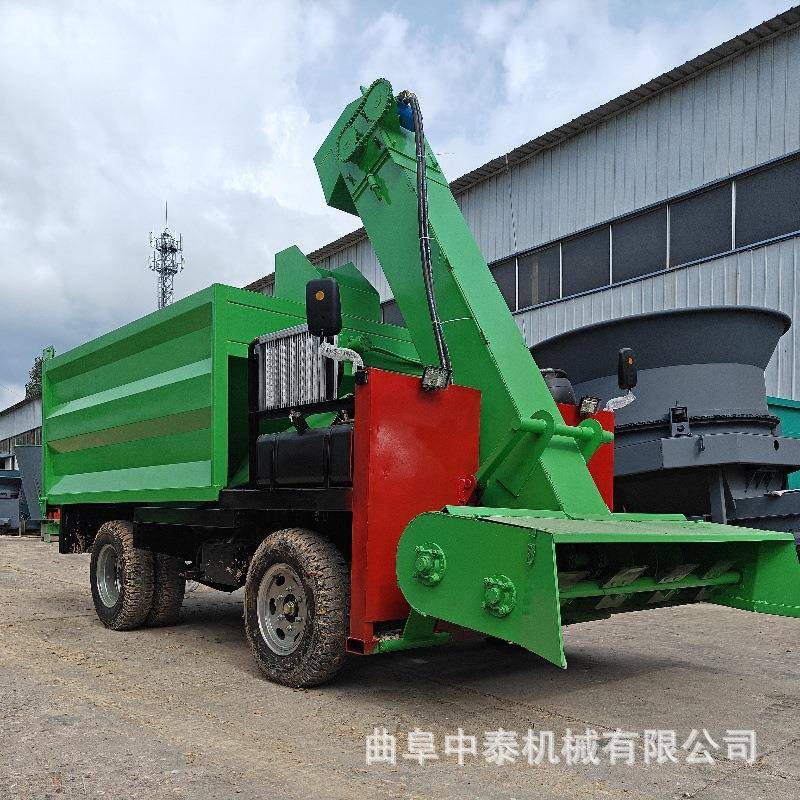 2立方柴油清粪车铲收地面粪便清扫车牛圈清理自卸农用铲屎拉粪机