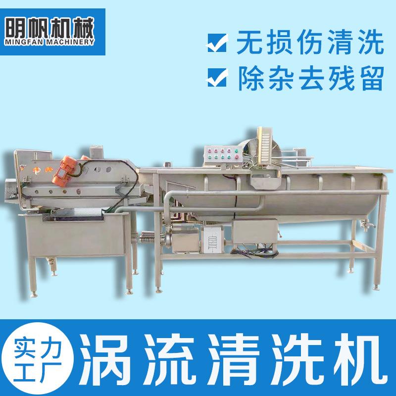 净菜加工设备全自动大型涡流清洗机芹菜香菇油菜土豆丝清洗设备