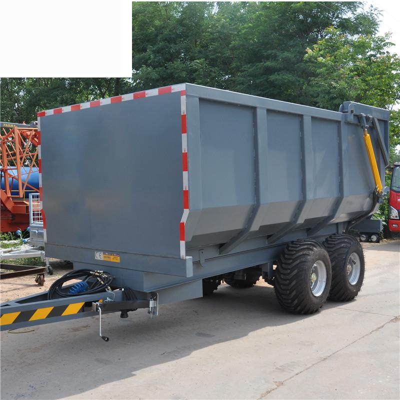 8吨自卸拖车农用欧式青储自卸拖车宽体双联动自卸拖车工具拖车