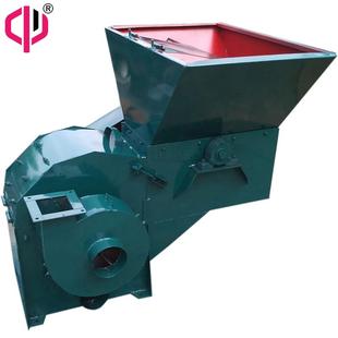 新型自动进料豆秸粉碎机沙克龙粉碎机三相电秸秆收获粉碎机