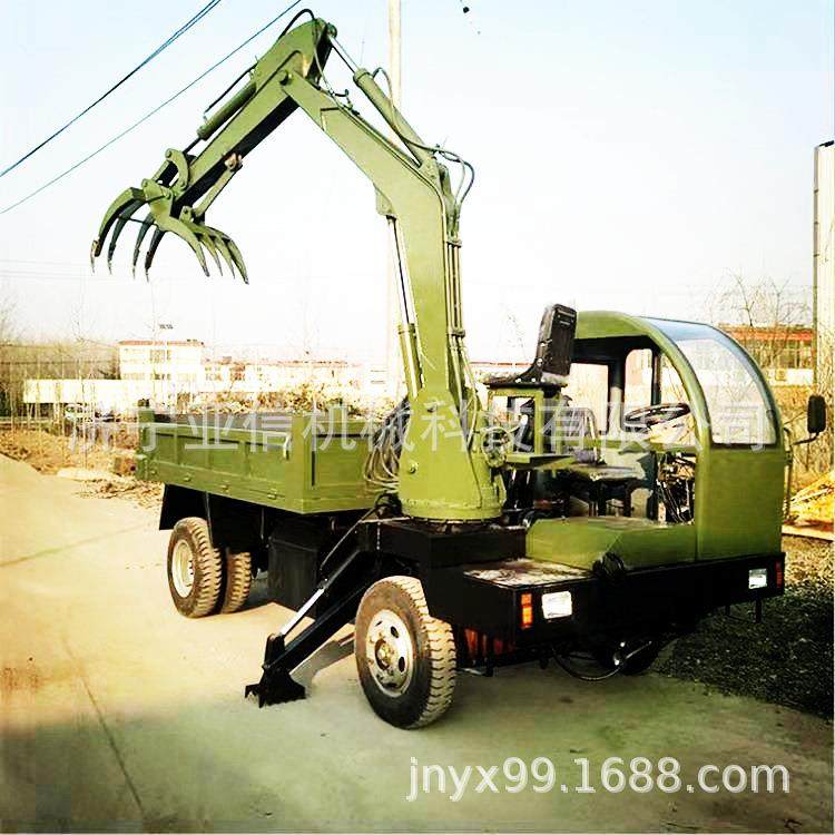 农用四不像随车抓木机四驱自卸式抓运机固定式抓料机,搬运/仓储/物流设备,其他起重搬运设备,淘宝优惠券,粉丝福利购,淘宝优惠卷