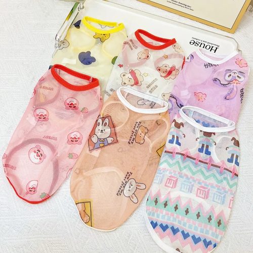 宠物夏季薄款防晒防掉毛背心