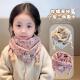 2025新款 儿童围巾秋冬防风保暖三角巾男女童宝宝可爱小兔围脖披肩