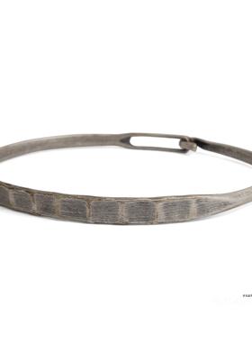 高档潮牌V侣XTORM银手镯OK-BAN 925纯I银镯子H情饰品 复古原创简