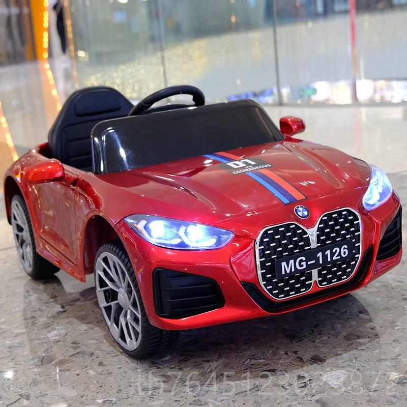 高档童儿坐童电动车四轮男带遥控宝宝汽车女小孩玩具车可人充电车