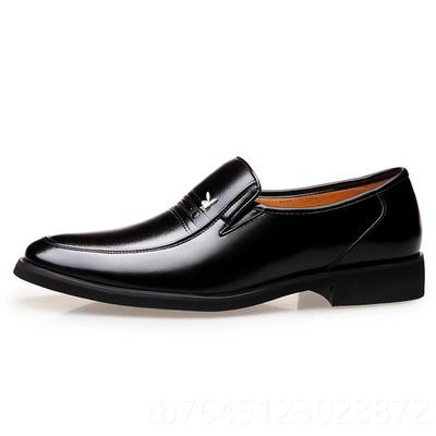 高档2024牛新款务正装皮鞋男士软皮透气商中老年勤休闲爸爸鞋通皮