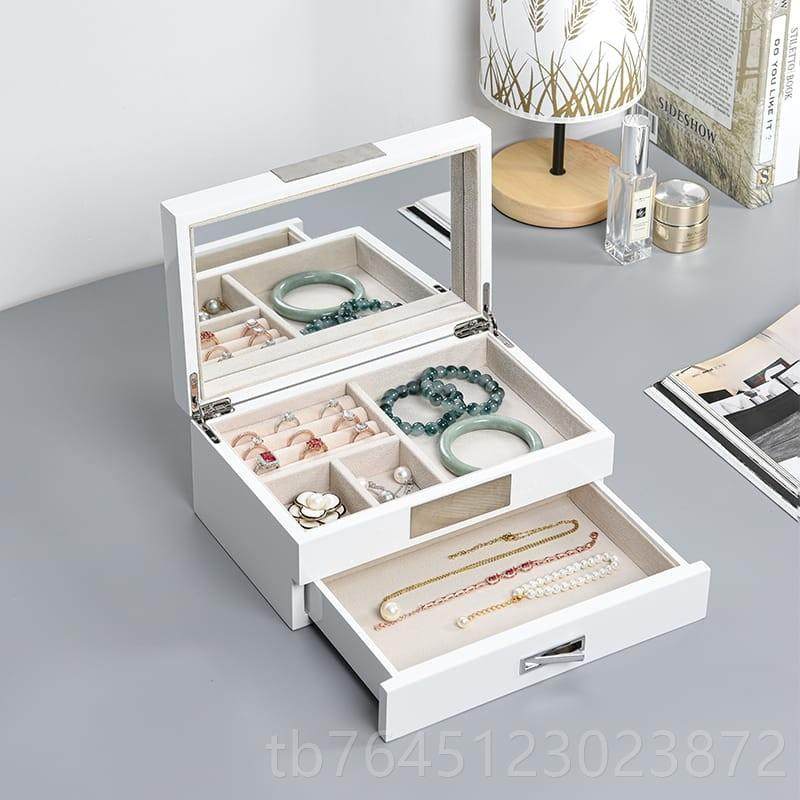 高档多多拉奇首收纳盒钢饰琴烤漆层大容量防氧化布耳戒指饰项链手,饰品/流行首饰/时尚饰品新,首饰盒,淘宝优惠券,粉丝福利购,淘宝优惠卷