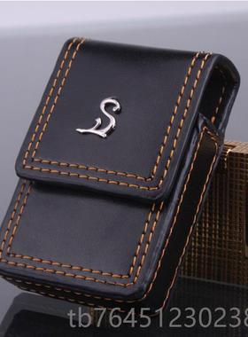 高档S.dubtt 法都特 LIN柏E A 系国列打火机专用小n牛皮真皮皮套