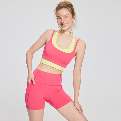 高腰收腹跑步健身瑜伽短裤