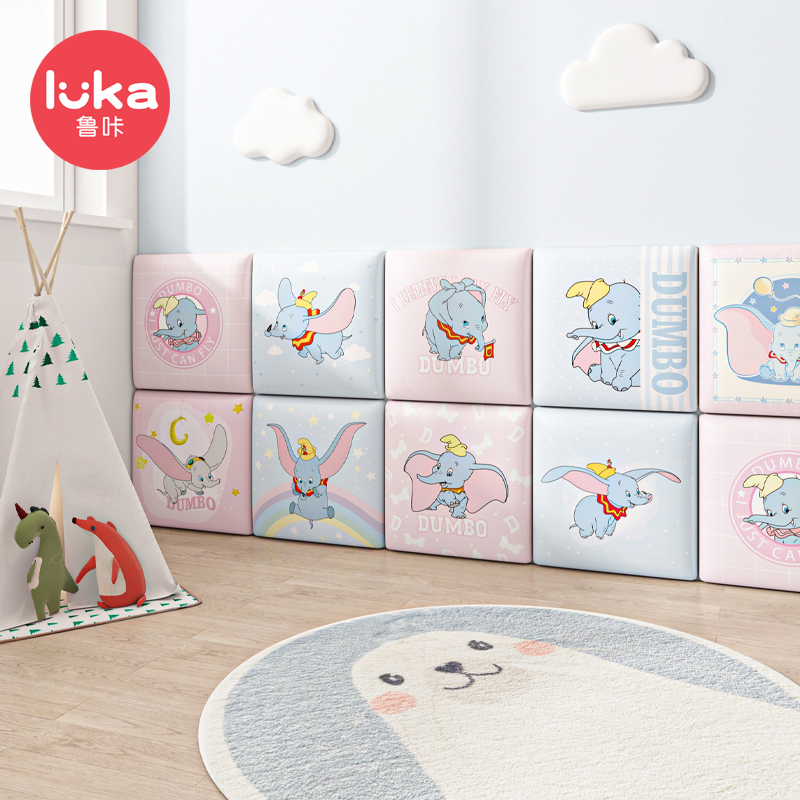 防撞墙贴榻榻米软包儿童房卡通床头靠背垫自粘宝宝墙围防磕碰定制