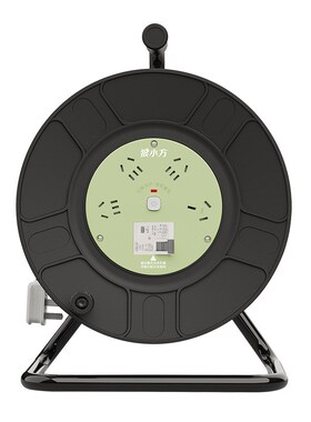 狼小方FX1线盘移动电缆盘卷线盘16A漏电电源盘绕盘线滚子30/50米