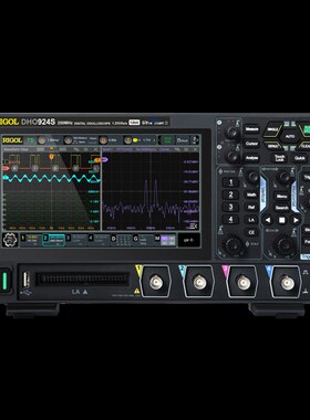 普源精电RIGOL数字示波器DHO914/924S高分辨率12bit手持便携