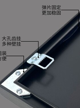 黑色相框挂墙大尺寸A3执照框架A08k50x70 80*120窄画框装裱海报框