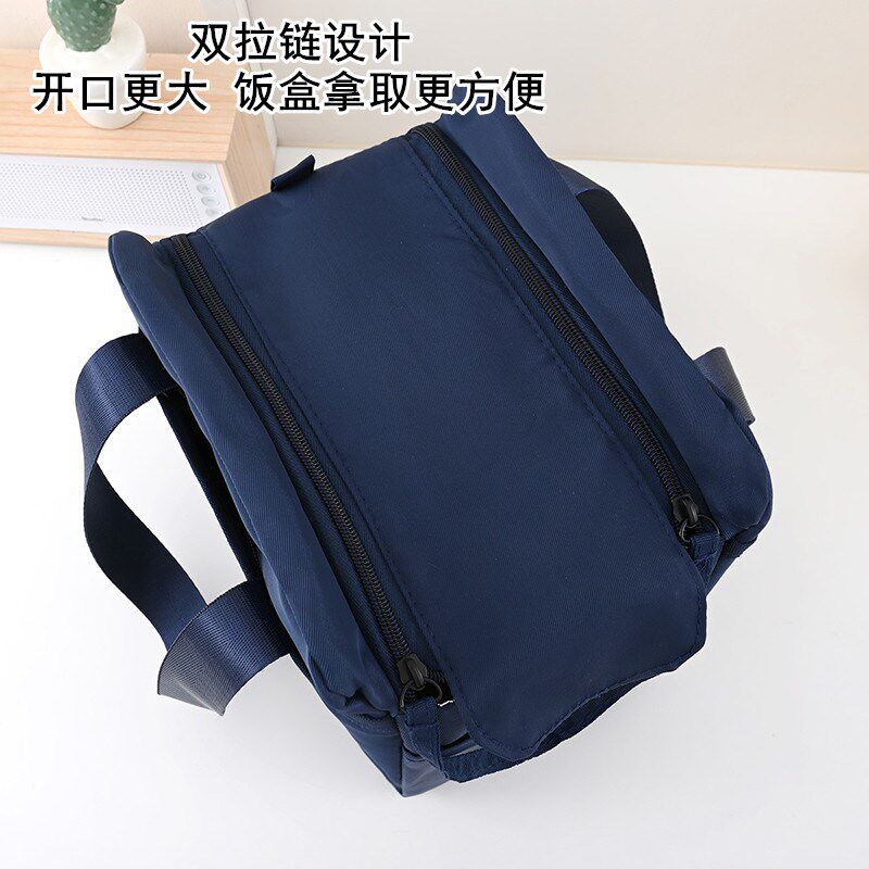学生午餐带饭包大容量饭盒袋手提便当包上班族便当袋加厚铝箔饭袋