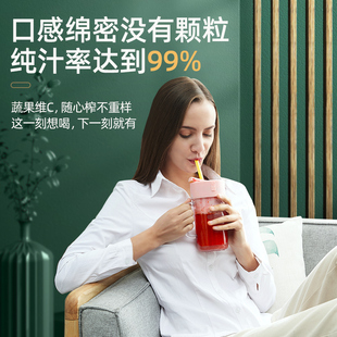 精选瑞士罗娅榨汁机小型便携式榨汁杯家用迷你无线碎冰炸果汁奶昔