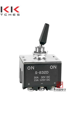 日本NKK S832D S-832D 摇臂开关 9脚2档 扁炳