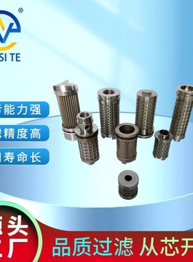 供应煤机滤芯025D35002液压支架阀芯不锈钢反冲洗滤芯主阀滤芯
