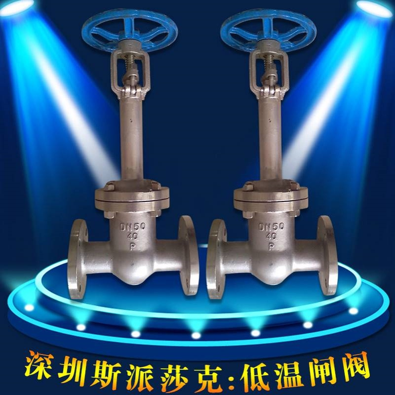 压缩天然气DZ41W不锈钢316法兰超低温闸阀DN20 25 32 40 50 65 80