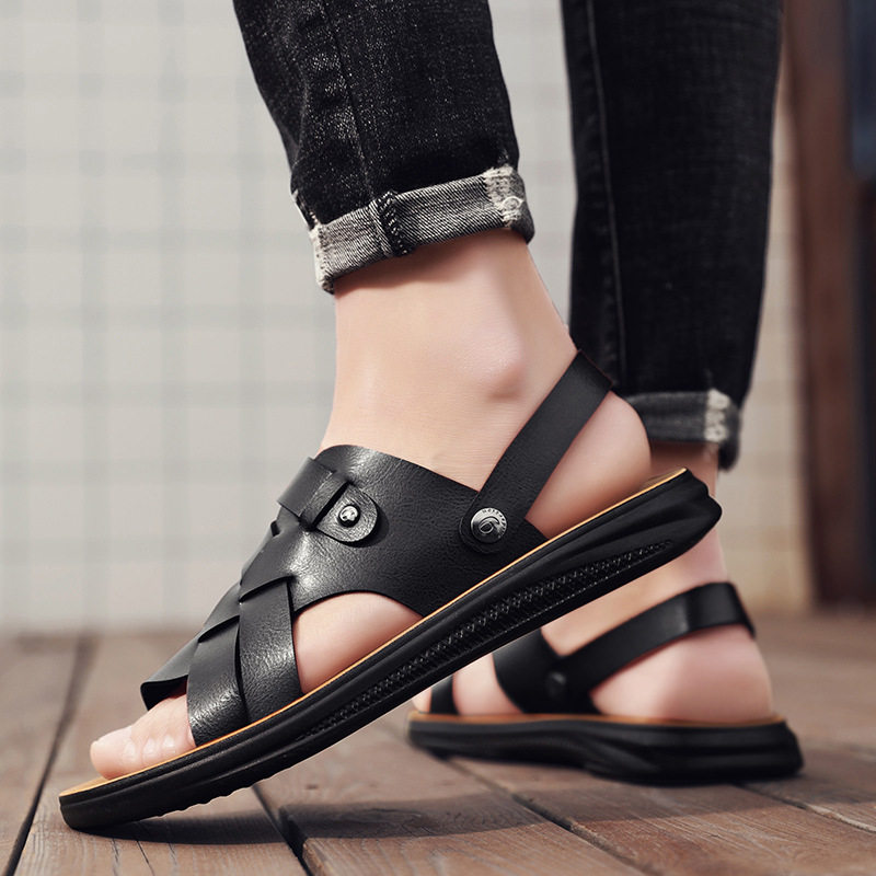 凉鞋男夏季新款男士凉拖鞋潮流防滑外穿休闲运动沙滩鞋,流行男鞋,洞洞鞋,淘宝优惠券,粉丝福利购,淘宝优惠卷