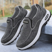 子男新款 男装 水洗帆布鞋 夏季 鞋 透气不臭脚老北京布鞋 男鞋 休闲鞋