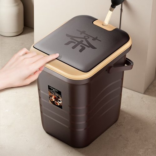 10L茶水桶废水桶茶渣桶茶台茶叶垃圾分离过滤排水桶功夫茶具配件