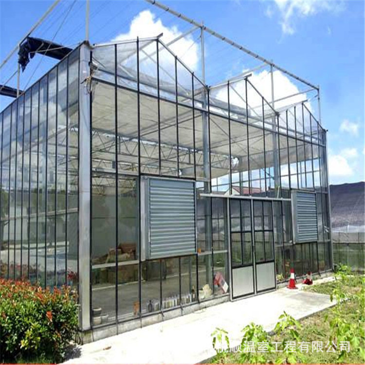 玻璃温室大棚工程智能温室大棚大棚骨架生态餐厅种植观赏大棚