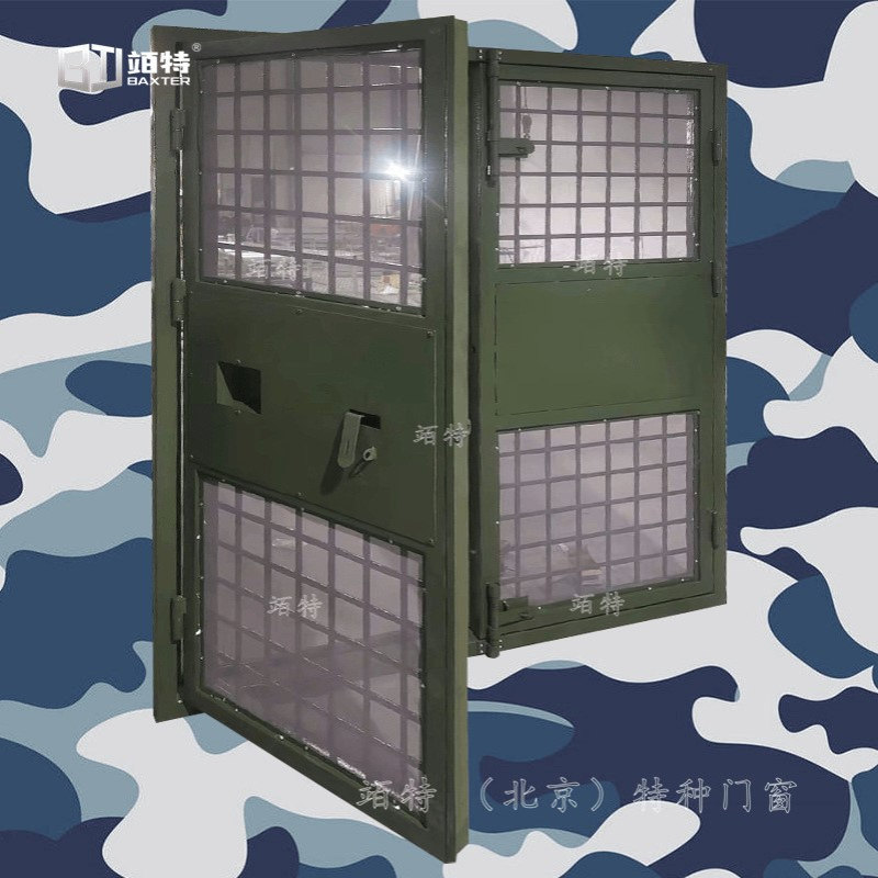 钢制防盗防蚊通风门 矿洞仓储网格栅栏通风防尘门设计制造