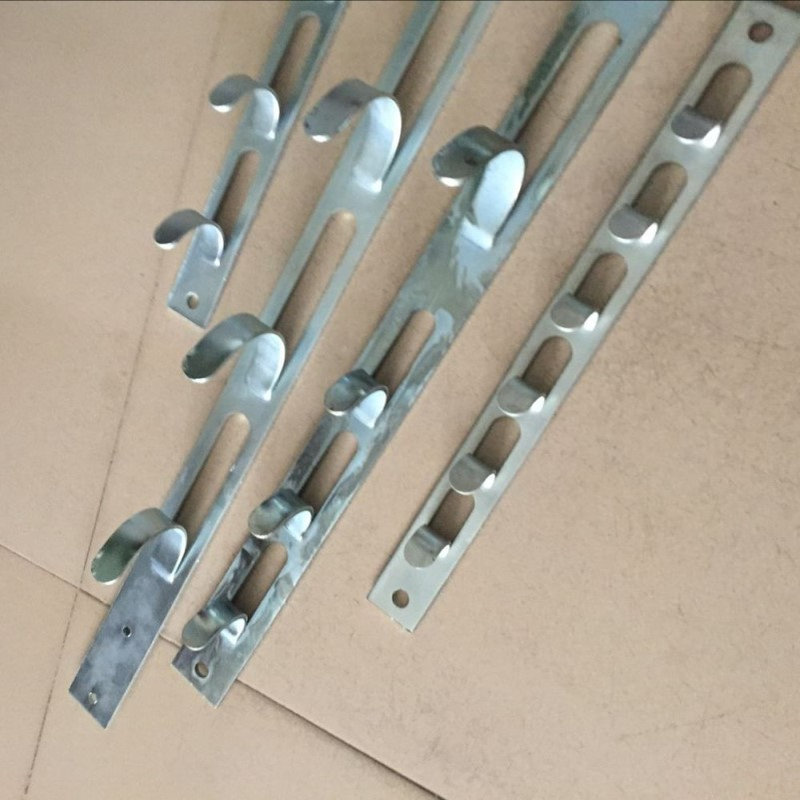 矿用冲压金属电缆挂钩 DLG55镀锌扁铁焊接挂钩 GL-PVC塑料挂钩