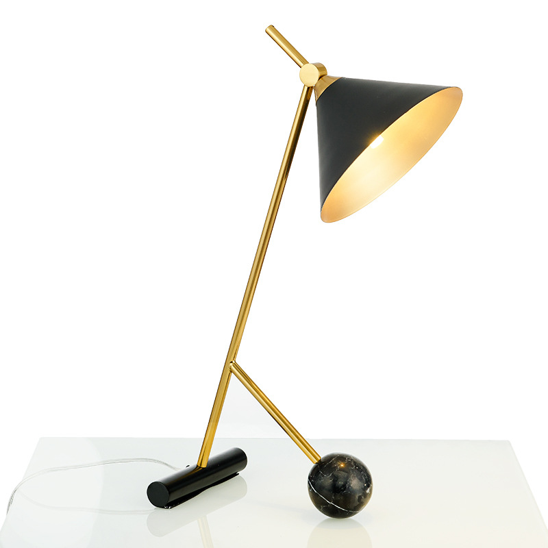 北欧创意办公室书房装饰台灯样板房设计师客厅家居卧室床头LED灯