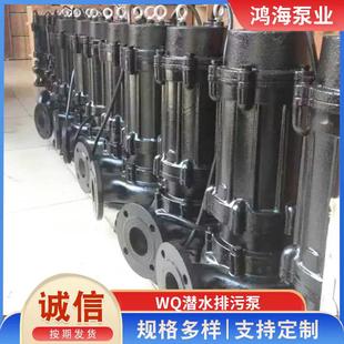 WQ潜水排污泵污水管道提升泵大口径潜水泵QWB防爆潜污泵工厂