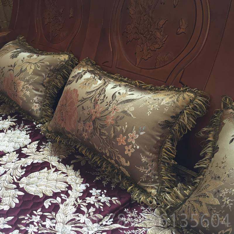 高档欧式抱枕客厅沙发靠垫奢华刺绣靠枕含芯枕汽背车床头靠大号定,居家布艺,腰靠垫,淘宝优惠券,粉丝福利购,淘宝优惠卷