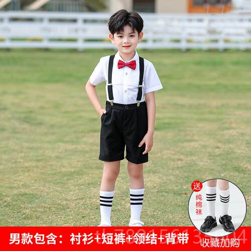 高档六一服儿童演出服男童礼毕服女童白蓬蓬裙幼儿园班服业舞蹈表