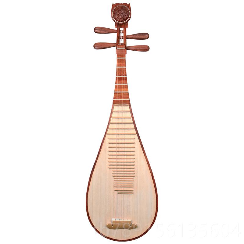 高档乐海琵琶器特奥黄檀木专业考级演级出演奏级乐老料酸枝木琵琶